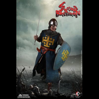 Воскресший рыцарь  - КОЛЛЕКЦИОННАЯ ФИГУРКА 1/6 NIGHTMARE SEIRES (DIECAST ALLOY)  - SWORD BRETHREN (NS001) - COOMODEL