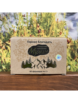 Мумие 60 сфероидов по 2 г