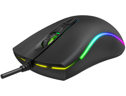 Мышка проводная с RGB подсветкой HAVIT HV-MS72 USB чёрная