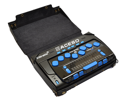 Портативный компьютер с вводом/выводом шрифтом Брайля с синтезатором речи ELBRAILLE-W14J G2