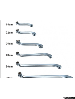 Гусаки, изливы для смесителей на кухню и ванну