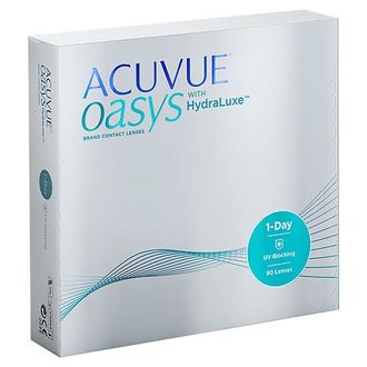 1-DAY ACUVUE OASYS with HydraLuxe (90 линз)