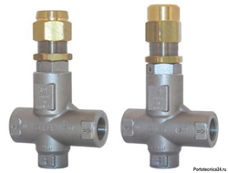Клапан предохранительный VS 24 - VS 43 - Aisi 303 (нерж.); вход 1/2г, 80 л/мин 310 бар