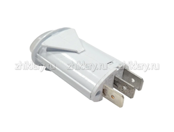 Выключатель кнопочный GEFEST ВКН-511-11, для ТЭНа (белая)