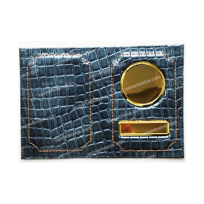 «КРОКОДИЛ» ОБЛОЖКА ДЛЯ АВТОДОКУМЕНТОВ В КОМПЛЕКТЕ С ЛИНЗАМИ. ЦВЕТ: СИНИЙ