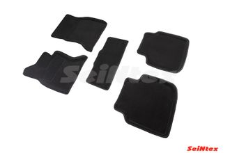 Комплект ковриков 3D BMW 7 Ser F-02 черные (компл)