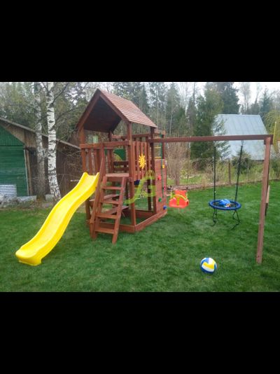 Детская площадка IgraGrad Крафт Pro 3 (скат 2,2)