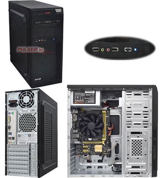 iPentium G3260 3.3 GHz MB ASUS H81M-K RAM 4 GB 1600 MHz HDD 500 GB DVD Case ATX 400W