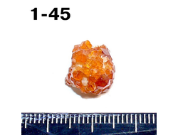 Гранат натуральный (щетка) спессартин №1-45: 2,0г - 12*12*11мм