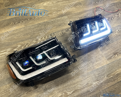 Фары Land Cruiser 100 2005-2007 в стиле 300 LED