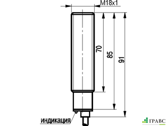 Индуктивный датчик ISB A42A-11-5-LZ