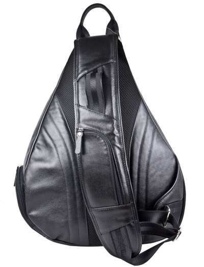 Кожаный рюкзак Mongardino black (арт. 3100-01)