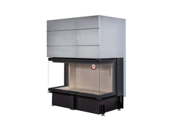 Каминная топка Дельта 1200 три стекла принтинг, Экокамин (Россия)