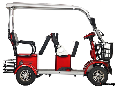 Электроскутер четырехколесный Rutrike Хара
