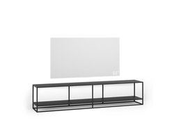 Тумба TV stand 200 lite 2 black черный дуб матовый лак