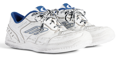 Кроссовки Balenciaga Hamptons Worn-Out White Dark Blue