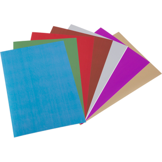 Набор цветной бумаги 7цветов, 7листов, А4, зеркальная, набор№12,11-407-66