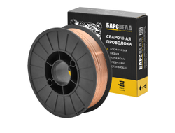 Проволока омеднен. БАРСВЕЛД ER-70S-6 ф 0,6 мм (кассета 5 кг, аналог СВ-08ГС)