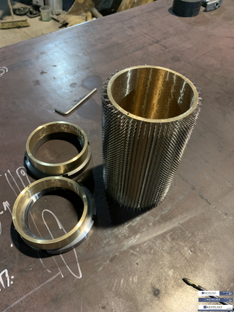 Кольца и валы горячей перфорации пленок