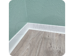 Плинтус ХДФ Dollken S60 Flex Life TOP 60мм Х 2,575 м - 1005 Белоснежный в интерьере 5