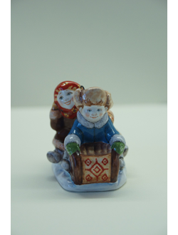 На санях с ветерком- зимние забавы