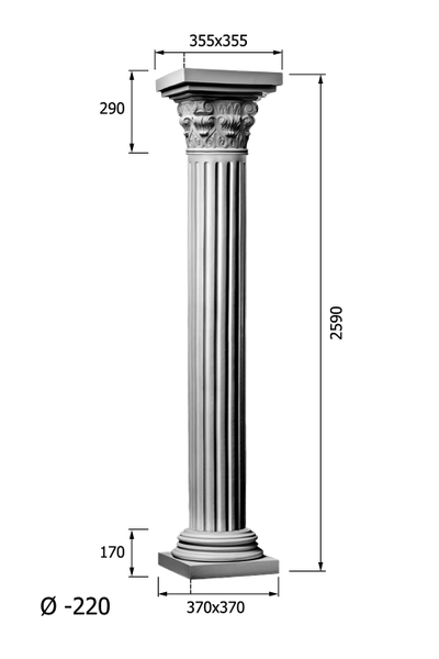 изделие на 220 мм с размерами