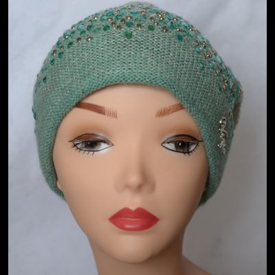 Берет с камнями и помпоном Vizio Италия 5561