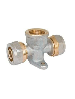 Тройник м/п 16x1/2 вр x16 с креплением STI шт