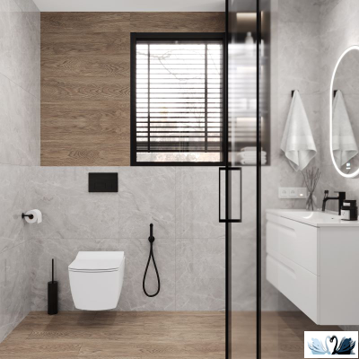 Керамогранит Italica Mramor Princess grey 60х120 см серый полированный