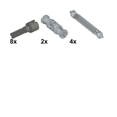 !АНАЛОГ! Universal Joints/ 4x 2405, 8x92906, 2x62520c01, n/a (UJ1) / 14 шт.