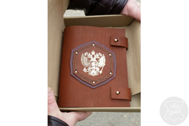 именной ежедневник на заказ, ежедневник из натуральной кожи, подарок для руководителя