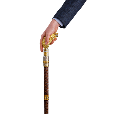 Трость резная с клинком "Кабан"