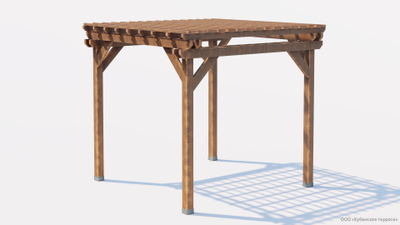 Пергола деревянная К-3