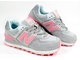 New Balance 574 Серые с розовым и белой подошвой (36-40) Арт. 075М