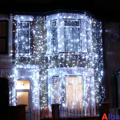 Занавес 2*1.5 м, БЕЛЫЙ ХОЛОДНЫЙ, IP65, мерцание