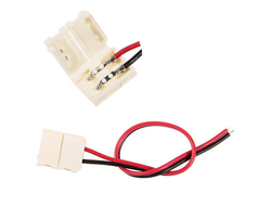 Соединительный кабель с одним зажимным разъемом для одноцветной ленты SC21C1ESB Ecola