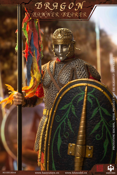 Знаменосец римской ауксилии - КОЛЛЕКЦИОННАЯ ФИГУРКА 1/6 Empire Series-Dragon Banner Bearer (HH18044) - HHMODEL x HAOYUTOYS