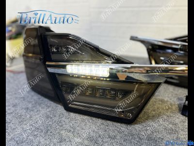 Стопы Toyota Camry 55 стиль Mercedes черные тонированные