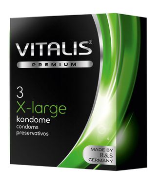 Презервативы увеличенного размера VITALIS PREMIUM x-large - 3 шт. Производитель: R&S GmbH, Германия
