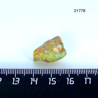 Бирюза натуральная (необработанная) Казахстан арт.21778: 3,5г - 22*17*8мм