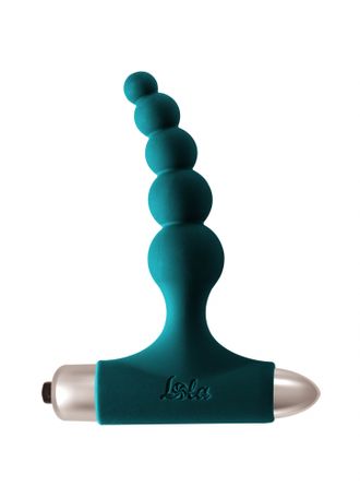 8017-02 Анальная пробка с вибрацией Spice it up New Edition Splendor Dark green