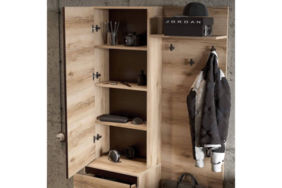 "Берген" Вешалка с зеркалом