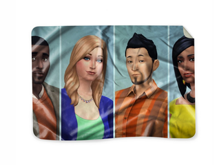 Купить плед The Sims, Симс №5 в интернет магазине Гудбрелок в Москве и ...