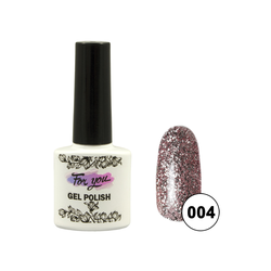 Гель-лак FOR YOU Platinum Effect № 004
