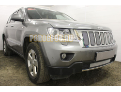 Защита радиатора Jeep Grand Cherokee IV (WK2) 2010-2013 chrome верх