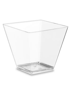 Форма фуршетная/Стакан прозр. "Ромб" б/к ПС (25 шт./уп.), 95мл