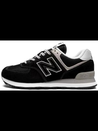 New Balance 574 Black Grey мужские