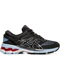 Asics Gel Kayano 26 Черные с голубым