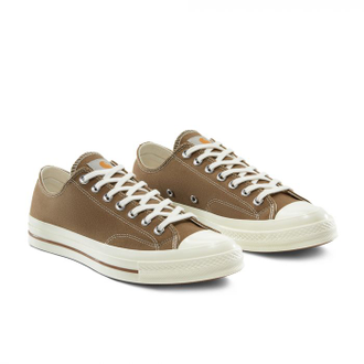 Кеды Converse X Carhartt Wip Chuck 70 Low Top коричневые низкие