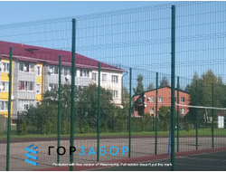 3D забор из оцинкованного прутка 4мм цинк+полимер